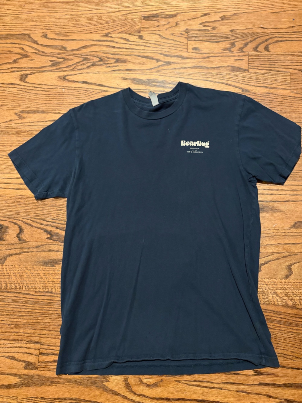 BearDog Next Level Apparel Navy Short Sleeve Logo Tee